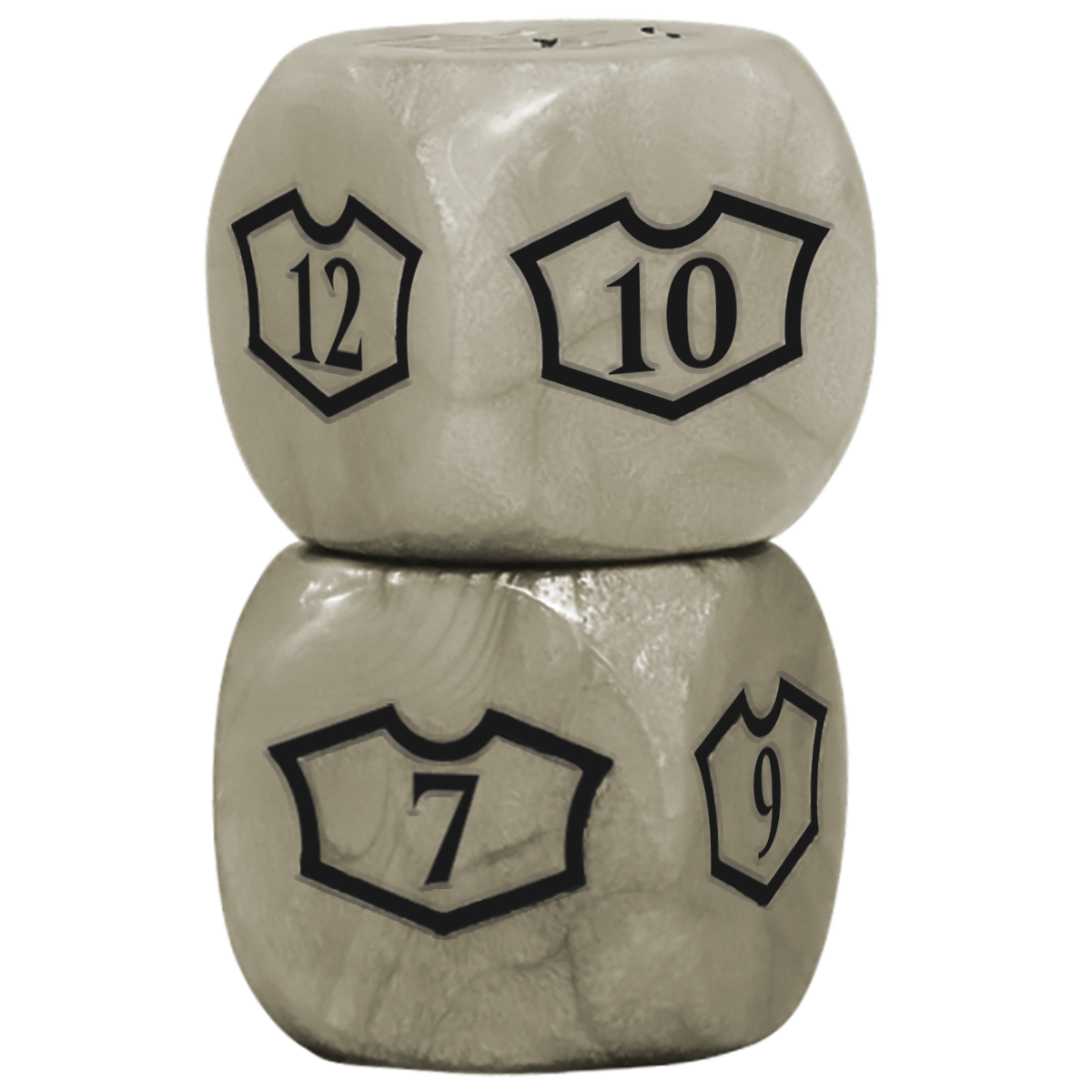 Deluxe D6 Loyalty Dice Set (4ct) with 7-12 for Magic: The Gathering | Ultra PRO International
