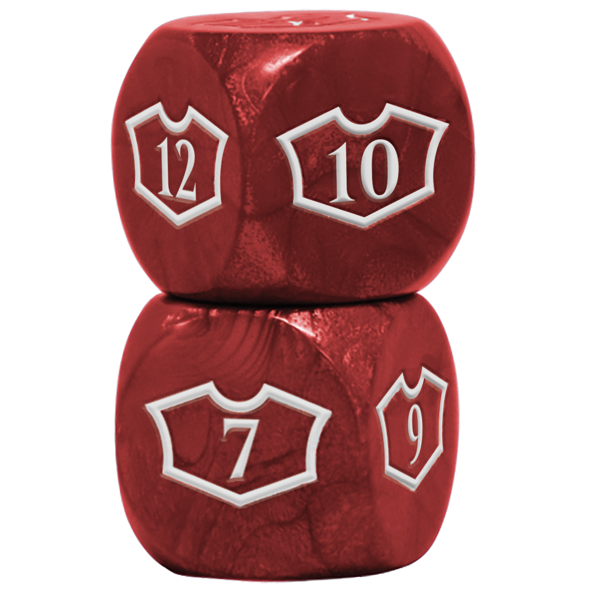 Deluxe D6 Loyalty Dice Set (4ct) with 7-12 for Magic: The Gathering | Ultra PRO International