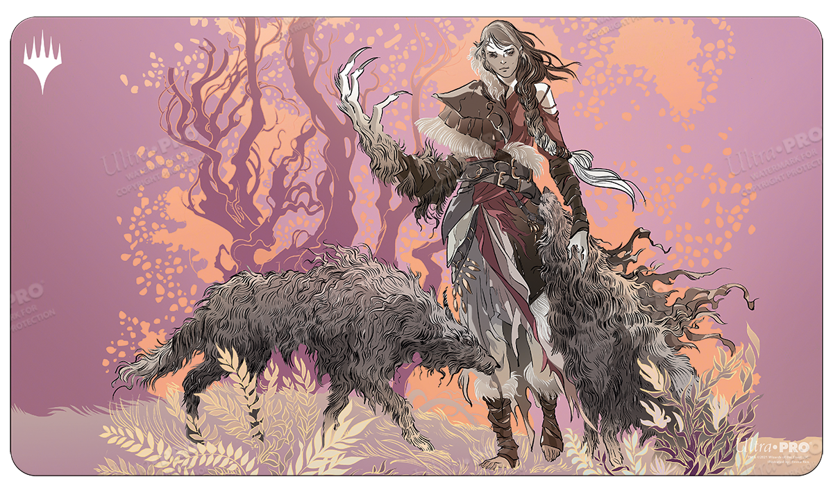 arlin card mtg Innistrad: Midnight Hunt Arlinn the Pack Leader Double-Sided Standard Gaming Playmat for Magic: The Gathering