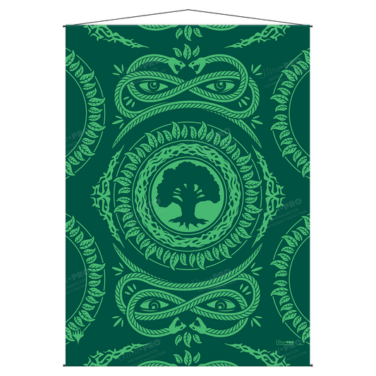 Mana 7 Forest Wall Scroll for Magic: The Gathering | Ultra PRO International