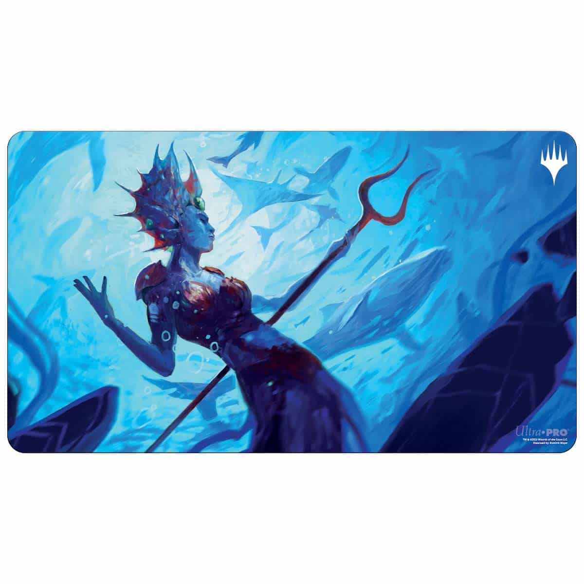 mtg card playmats March of The Machine: The Aftermath Playmat Kiora, Sovereign of The Deep for Magic: The Gathering