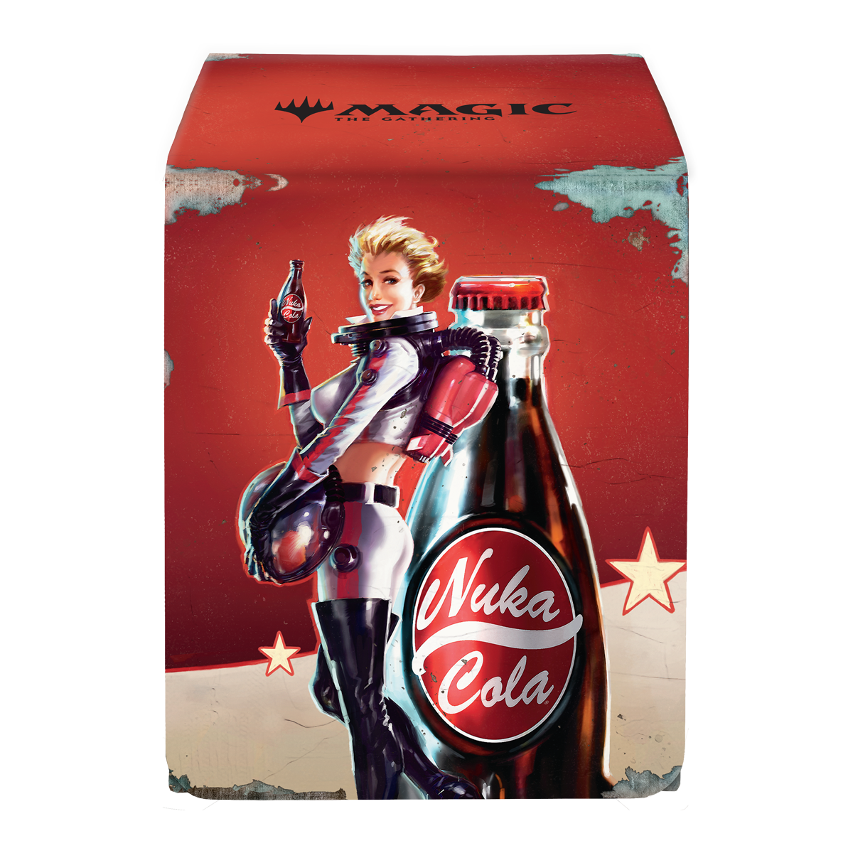 Fallout Nuka Cola Pinup Alcove Flip Deck Box for Magic: The Gathering | Ultra PRO International