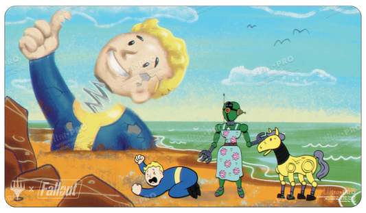 Fallout Ravages of War Standard Gaming Playmat for Magic: The Gathering | Ultra PRO International