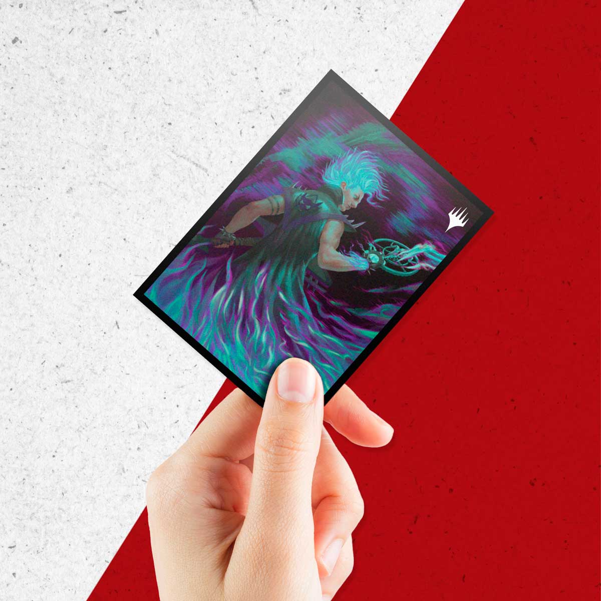 Aetherdrift Winter, Cursed Rider 100ct Deck Protector Sleeves for Magic: The Gathering Hand