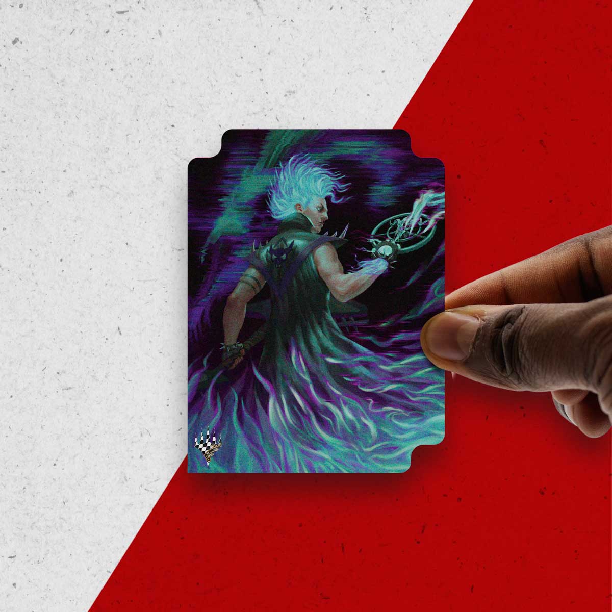 Aetherdrift Winter, Cursed Rider 100+ Deck Box for Magic: The Gathering Divider