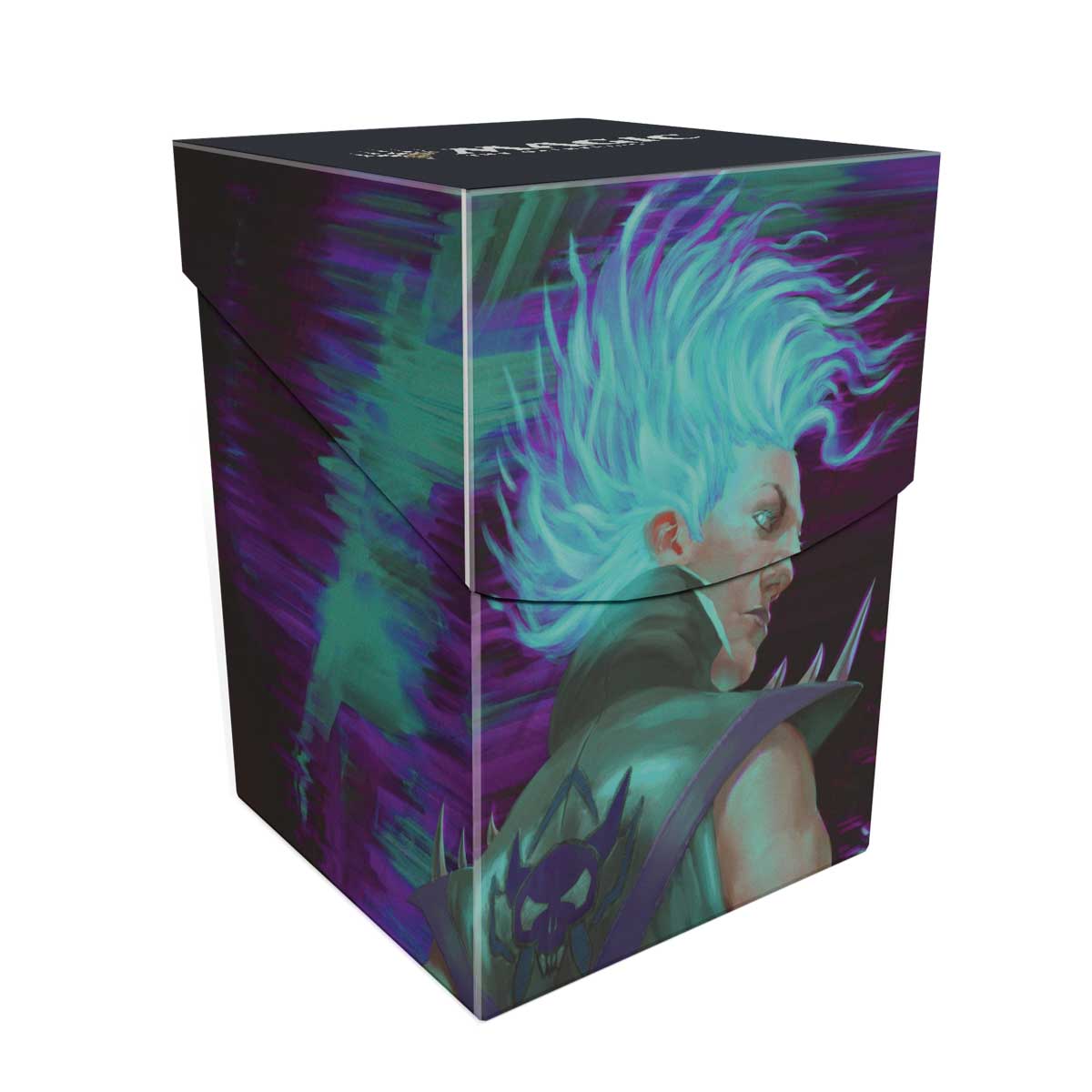 Aetherdrift Winter, Cursed Rider 100+ Deck Box for Magic: The Gathering Front