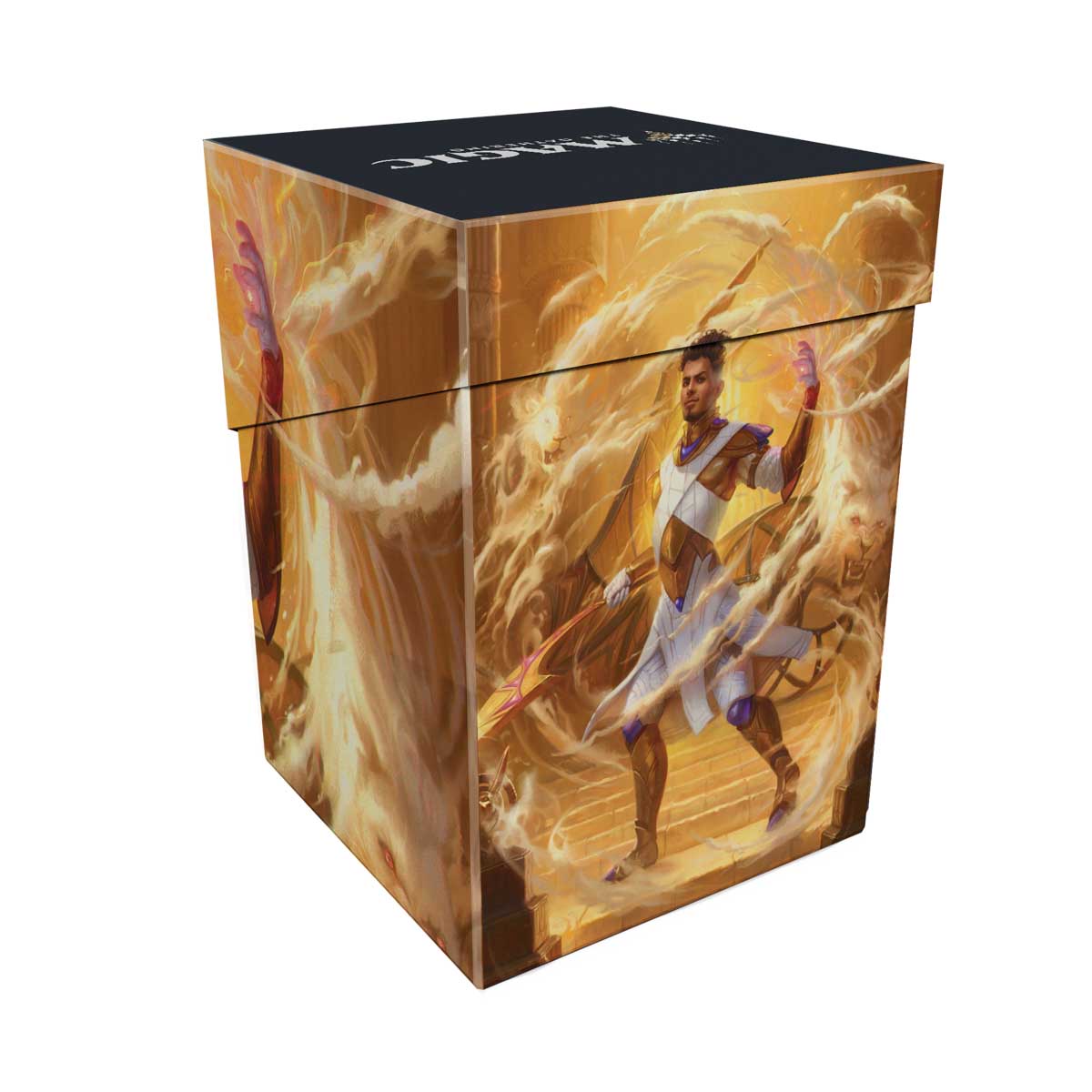 Aetherdrift Basri, Tomorrows Champion 100+ Deck Box for Magic: The Gathering Back