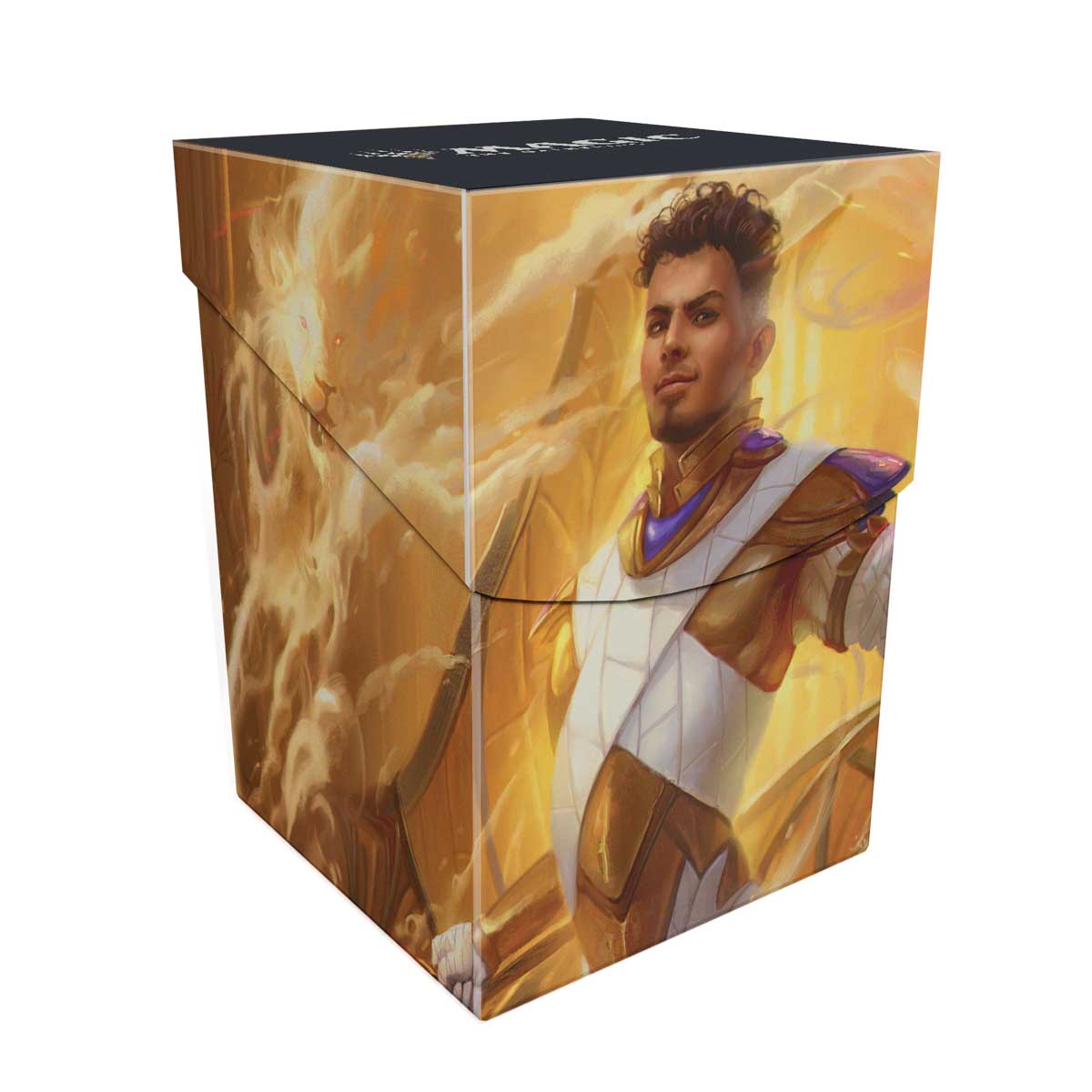 Aetherdrift Basri, Tomorrows Champion 100+ Deck Box for Magic: The Gathering Front