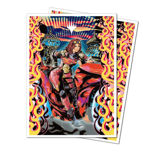 Aetherdrift Chandra, Spark Hunter 105ct APEX Deck Protector Sleeves for Magic: The Gathering Loose