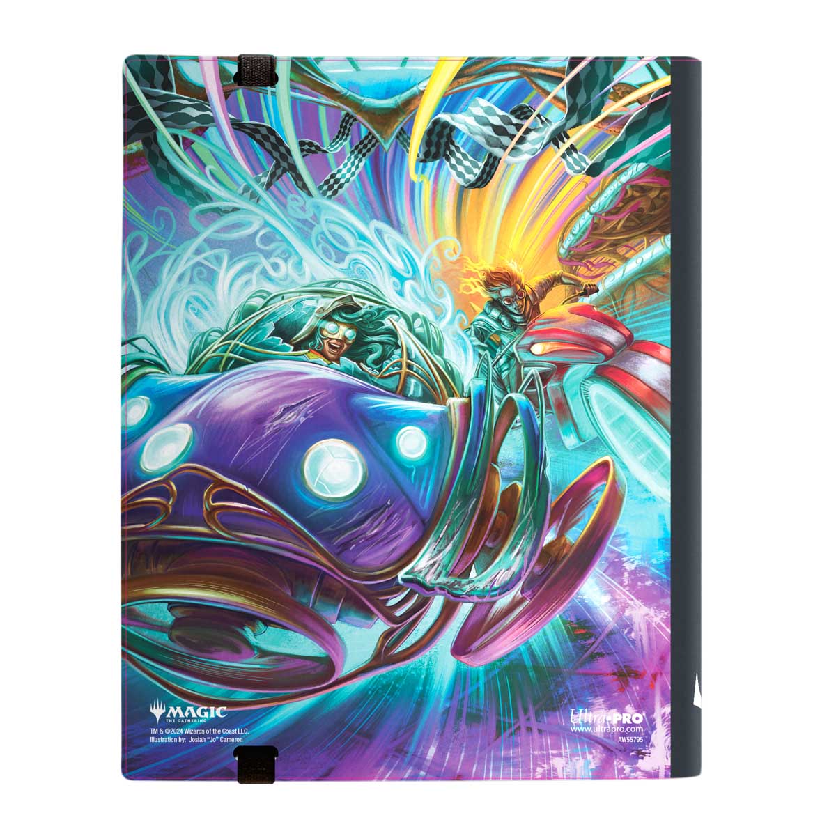 Aetherdrift TXX Packaging Collector Key Art  12-Pocket PRO-Binder for Magic: The Gathering Back