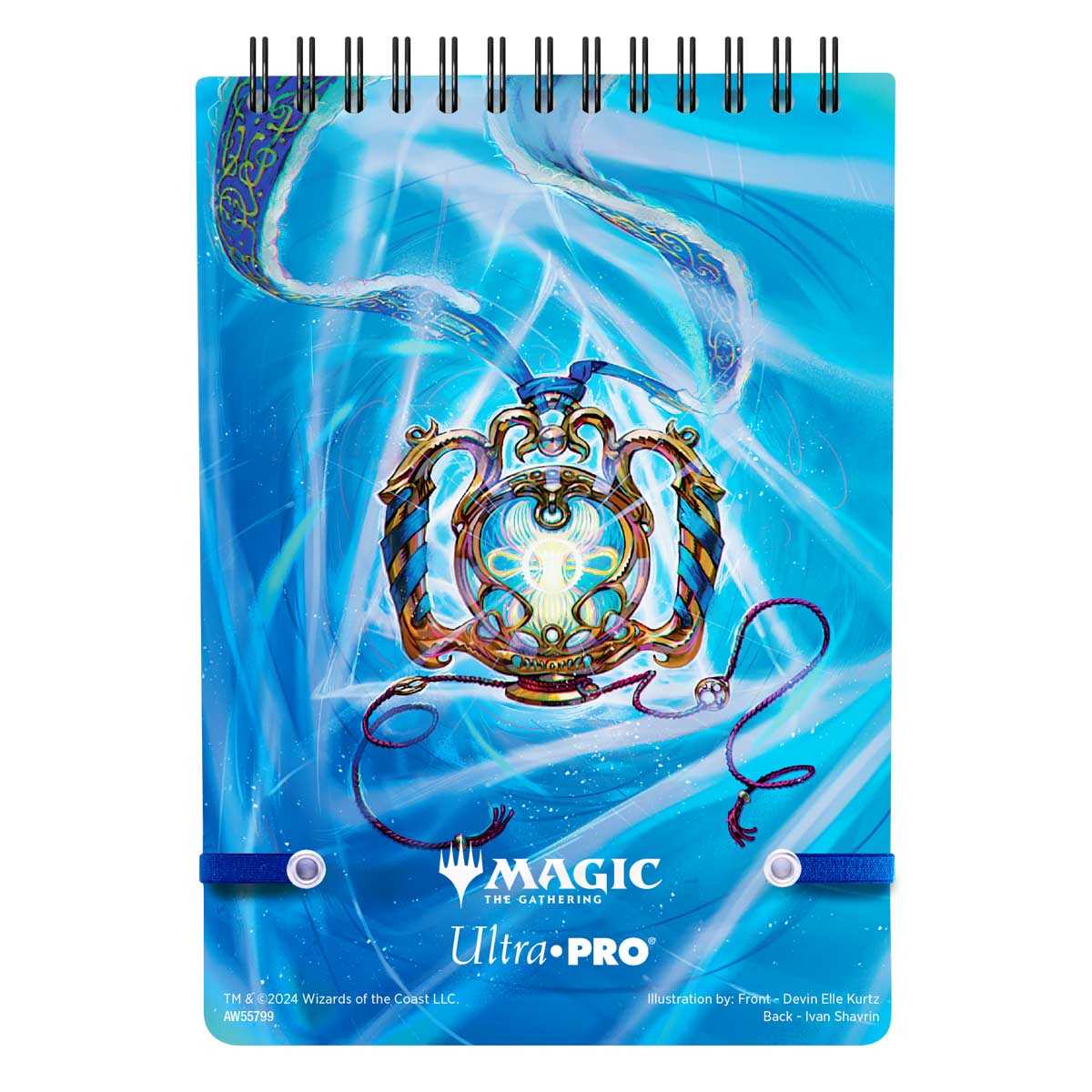 Aetherdrift Chandra Spiral Life Pad for Magic: The Gathering Back
