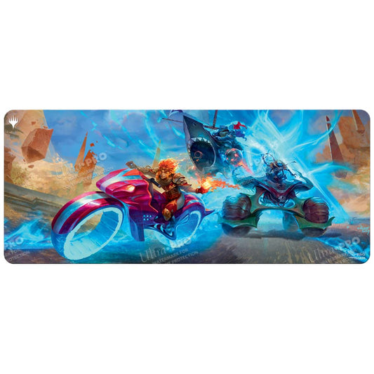 Aetherdrift Chandra Leading the Pack 6ft Table Playmat for Magic: The Gathering Front