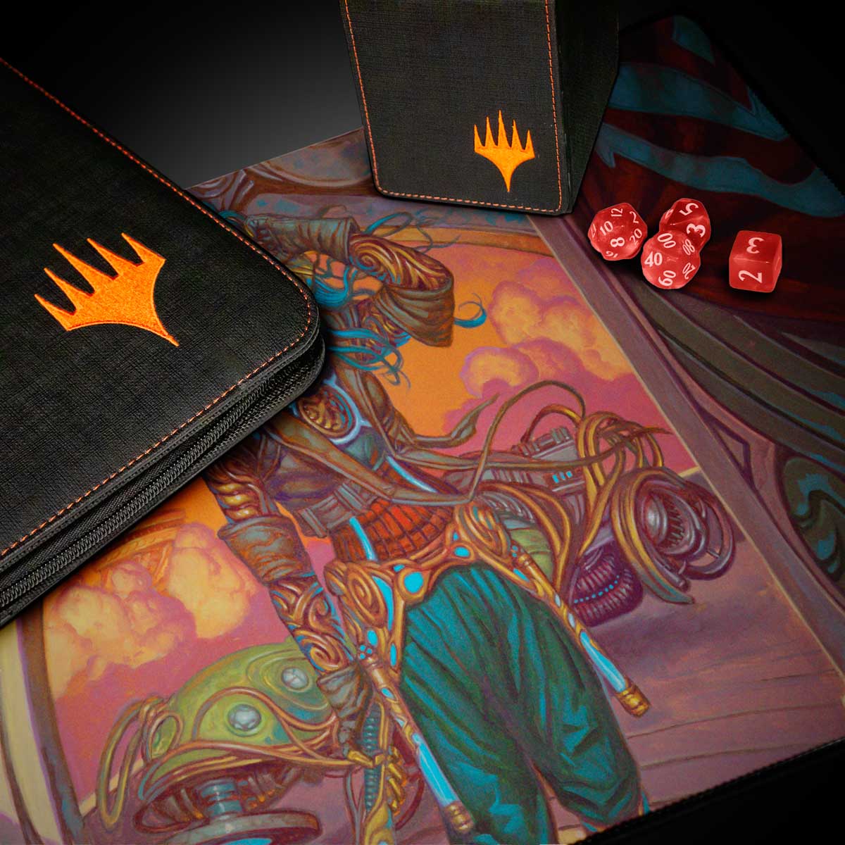 Aetherdrift Sita Varma, Masked Racer Playmat for Magic: The Gathering Lifestyle