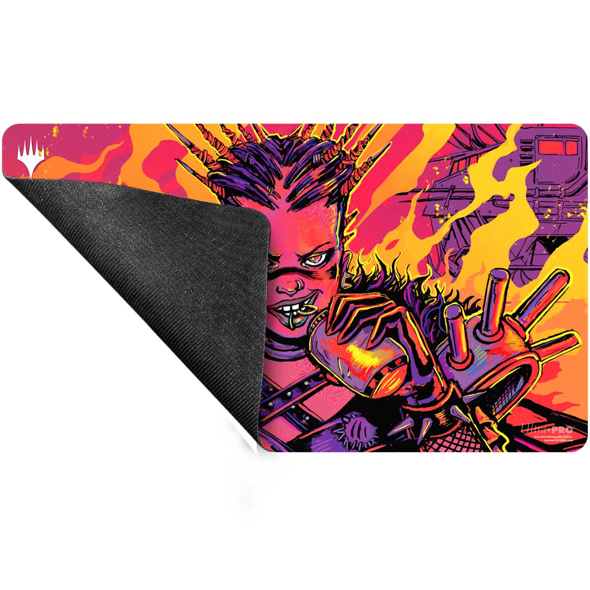 Aetherdrift Far Fortune, End Boss Playmat for Magic: The Gathering Backl