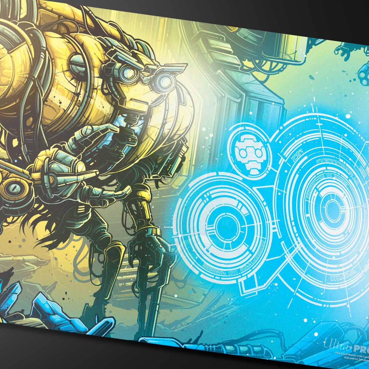 Aetherdrift Mendicant Core, Guidelight Playmat for Magic: The Gathering Art