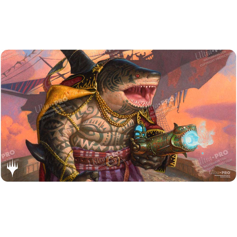 Aetherdrift Captain Howler, Sea Scourge Playmat for Magic: The Gathering Front