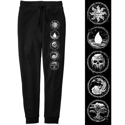 Kaldheim Stylized WUBRG Mana Jogger Sweatpants for Magic: The Gathering