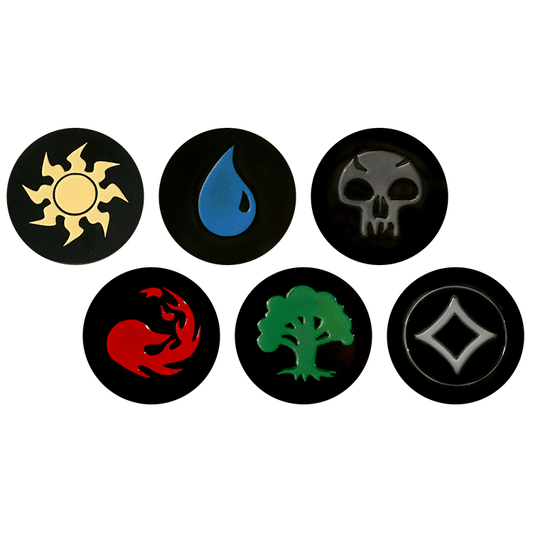 Basic Mana Pins for Magic: The Gathering