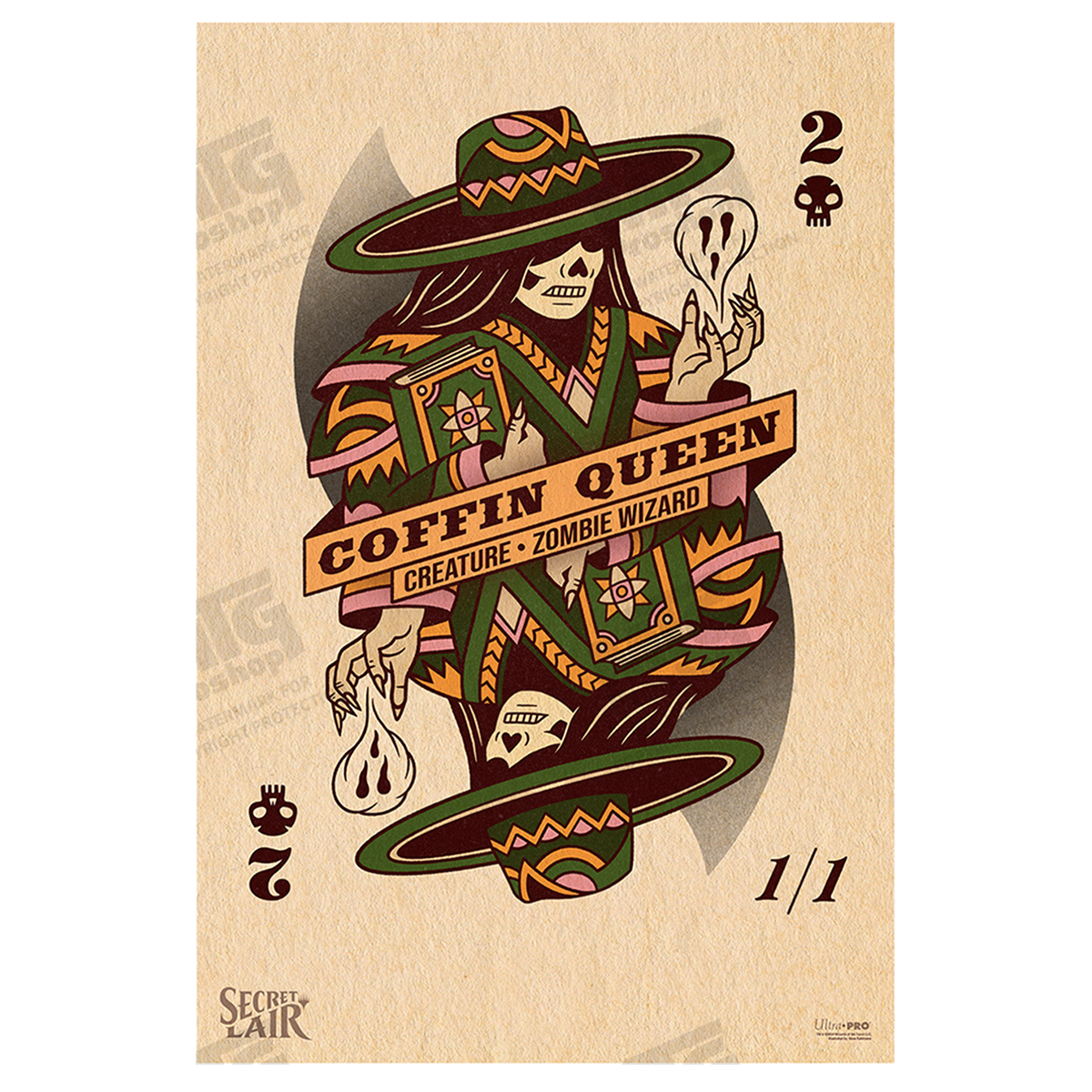 Secret Lair Spring Superdrop Poster - Coffin Queen for Magic: The Gathering