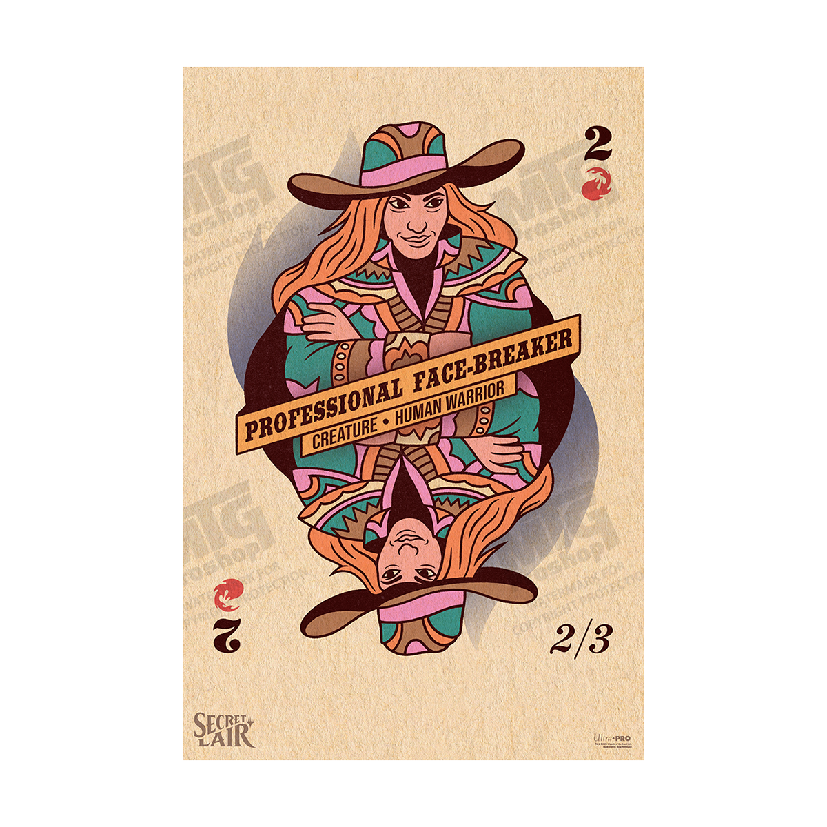 Secret Lair Spring Superdrop Poster - Face-Breaker for Magic: The Gathering