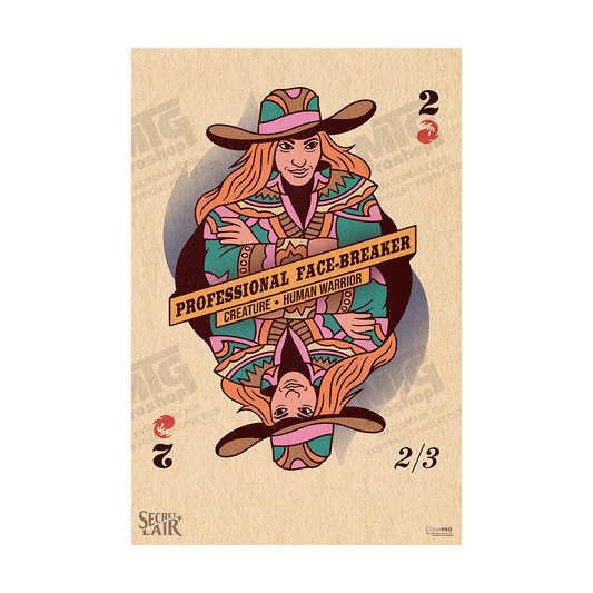 Secret Lair Spring Superdrop Poster - Face-Breaker for Magic: The Gathering