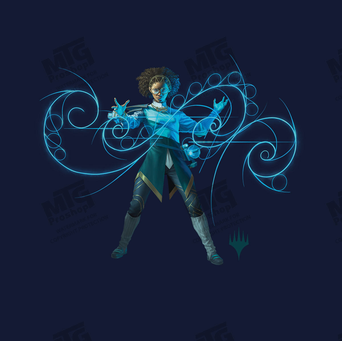 Duskmourn Commander Zimone Printed Graphic Tee for Magic: The Gathering Art