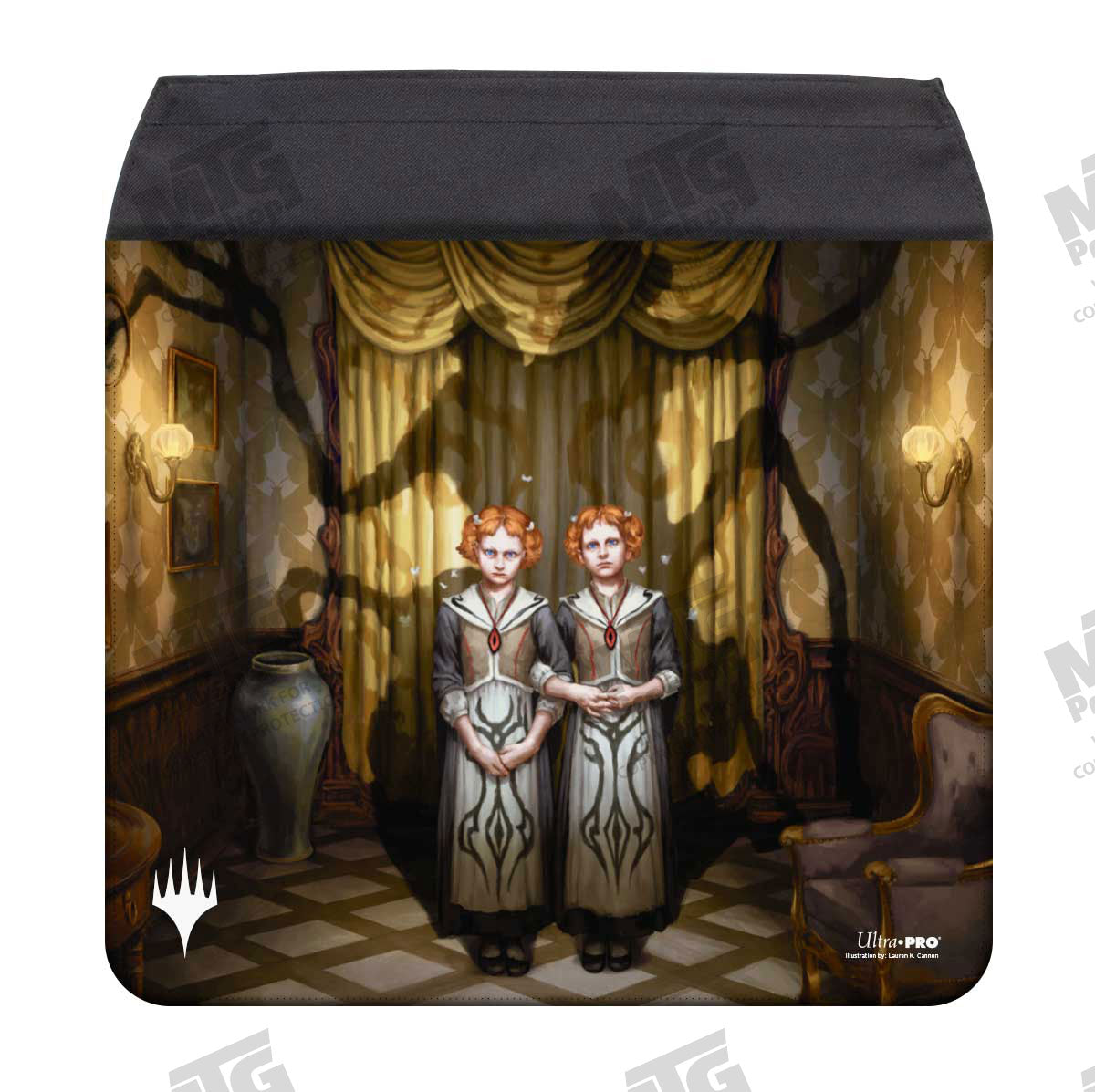 Duskmourn Unsettling Twins Bag Flap for Magic: The Gathering Art