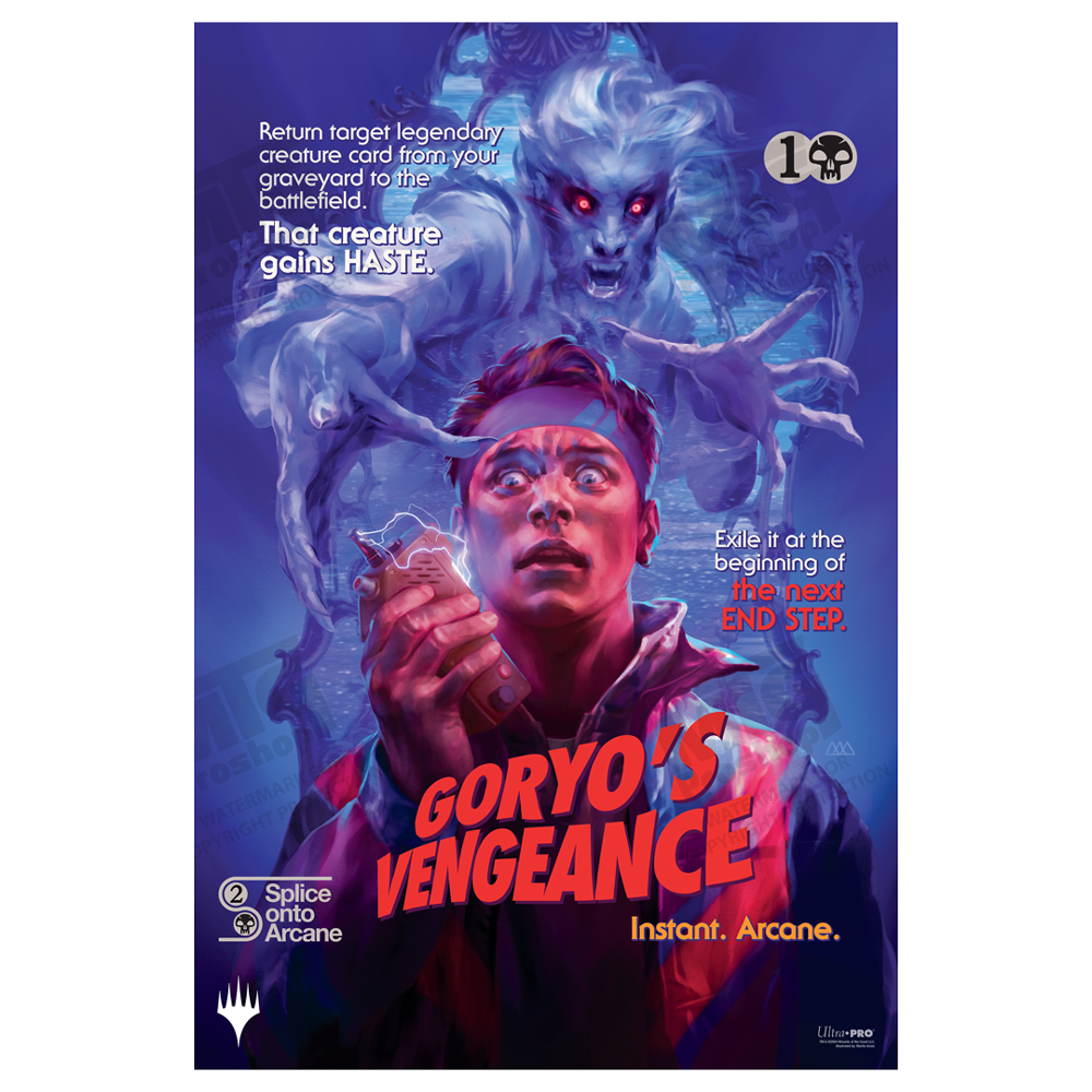 Duskmourn Goryo's Vengeance Poster for Magic: The Gathering