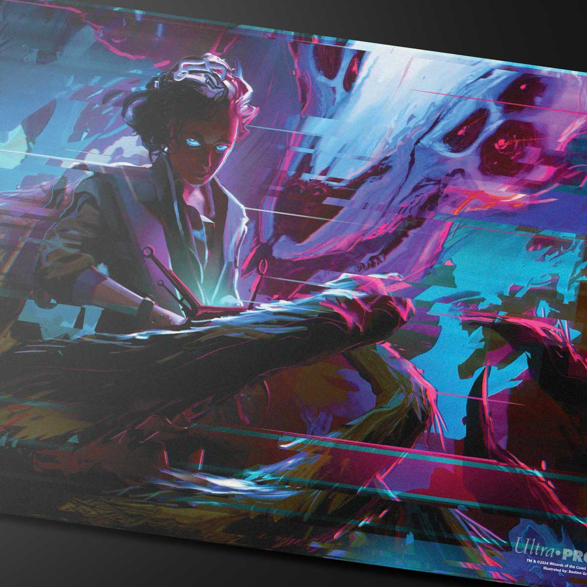 Duskmourn Demonic Counsel Playmat for Magic: The Gathering MTG PRO Shop Duskmourn Demonic Counsel Playmat for Magic: The Gathering MTG PRO Shop