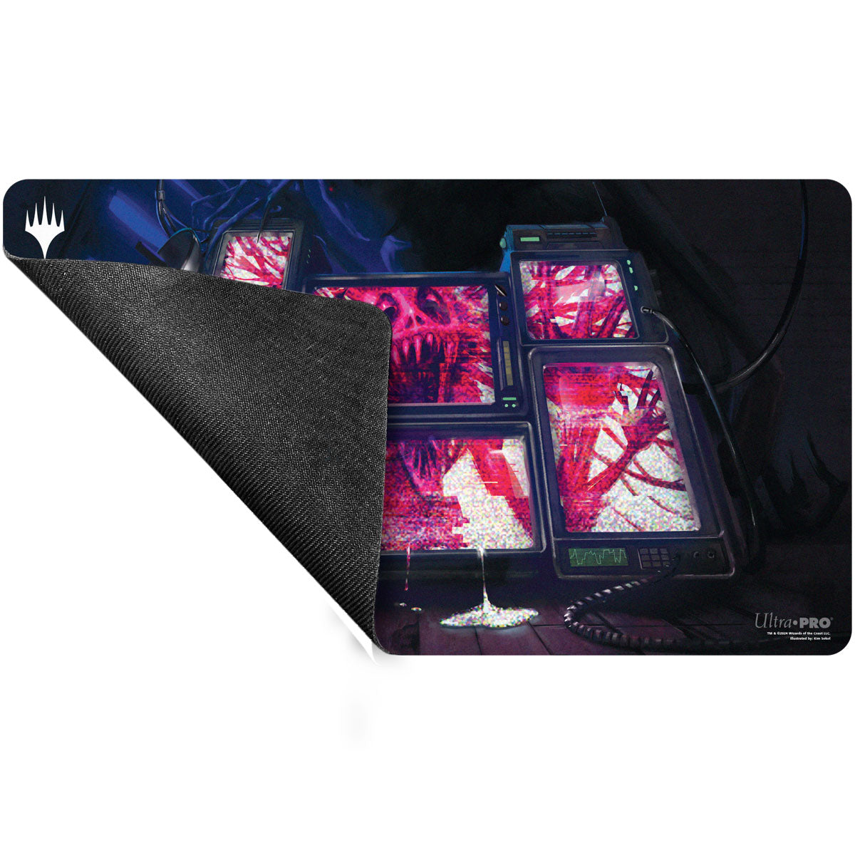 Duskmourn Cursed Recording Playmat for Magic: The Gathering Back