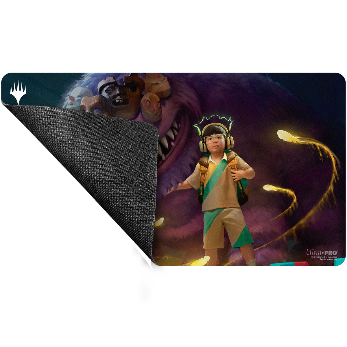 Duskmourn Kona, Rescue Beastie Playmat for Magic: The Gathering Back