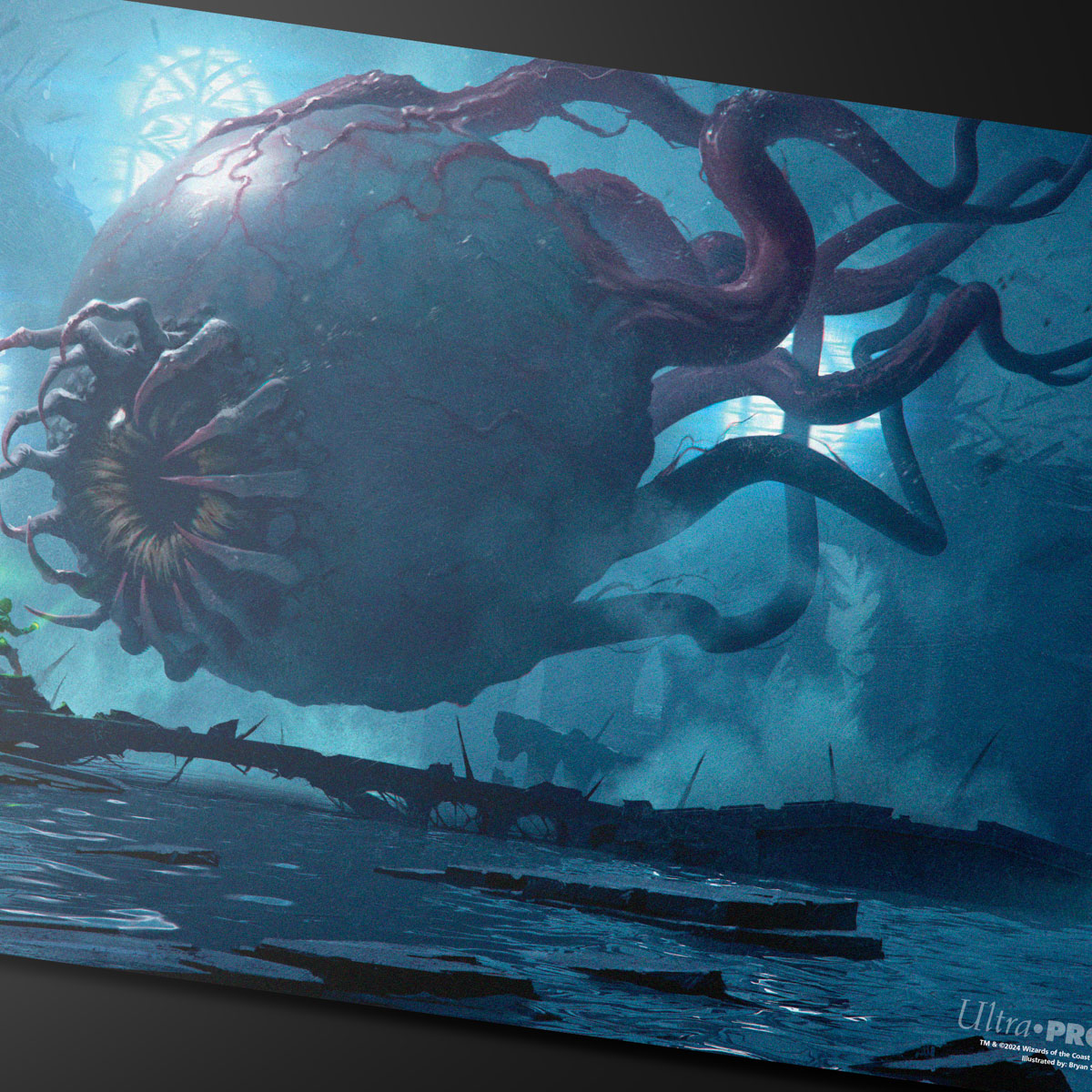 Duskmourn Abhorrent Oculus Playmat for Magic: The Gathering Front