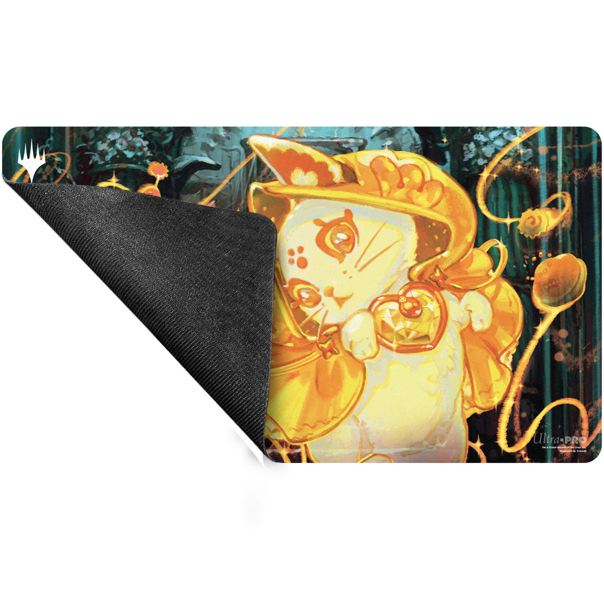 Duskmourn Enduring Curiosity Playmat for Magic: The Gathering Back