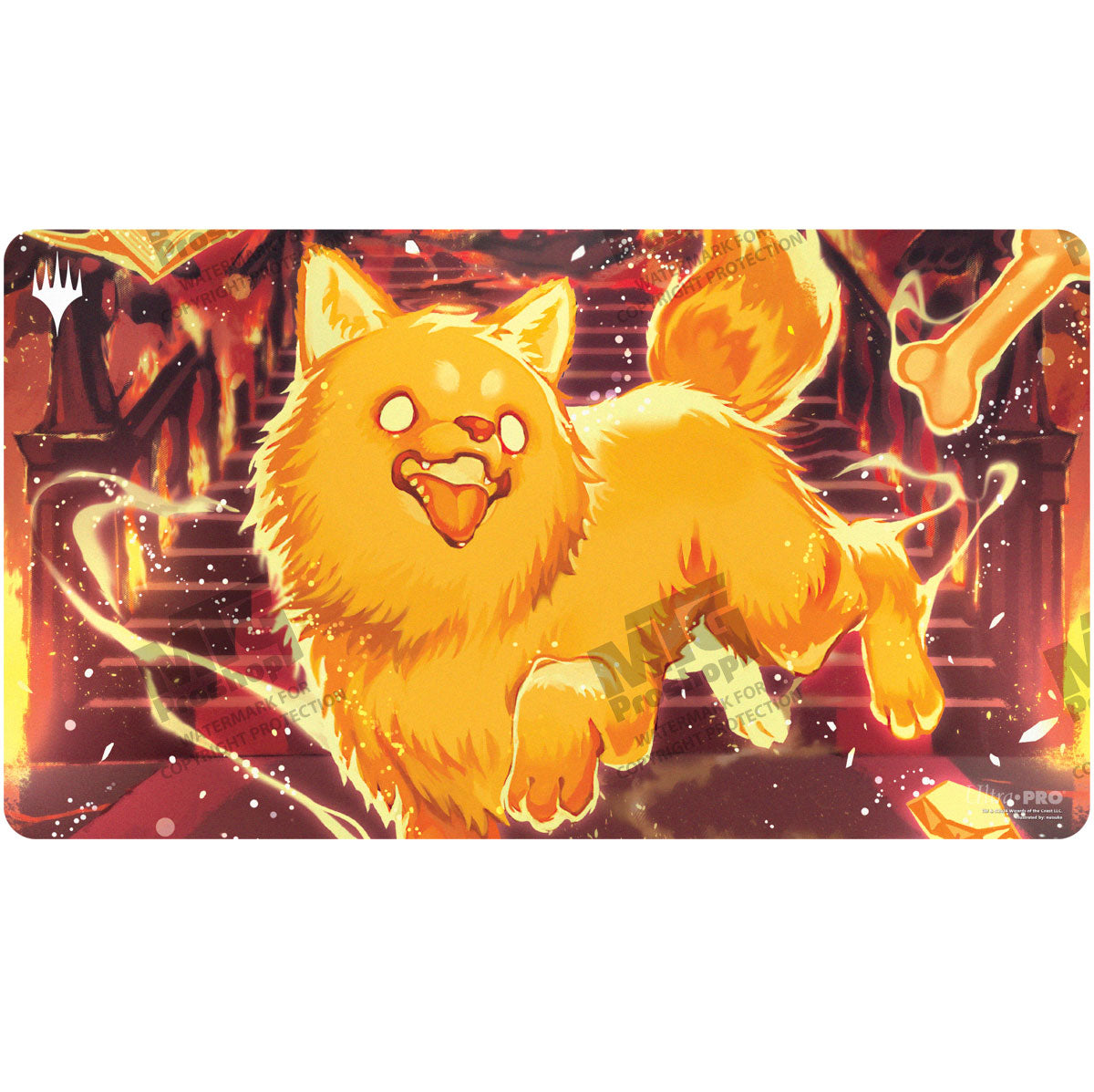 Duskmourn Enduring Courage Playmat for Magic: The Gathering Front