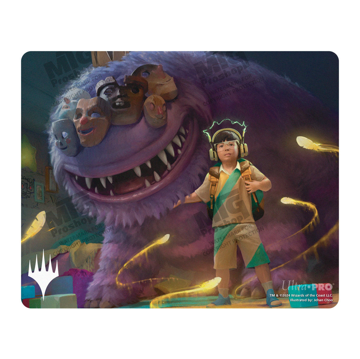 Duskmourn Kona, Rescue Beastie Mousepad for Magic: The Gathering