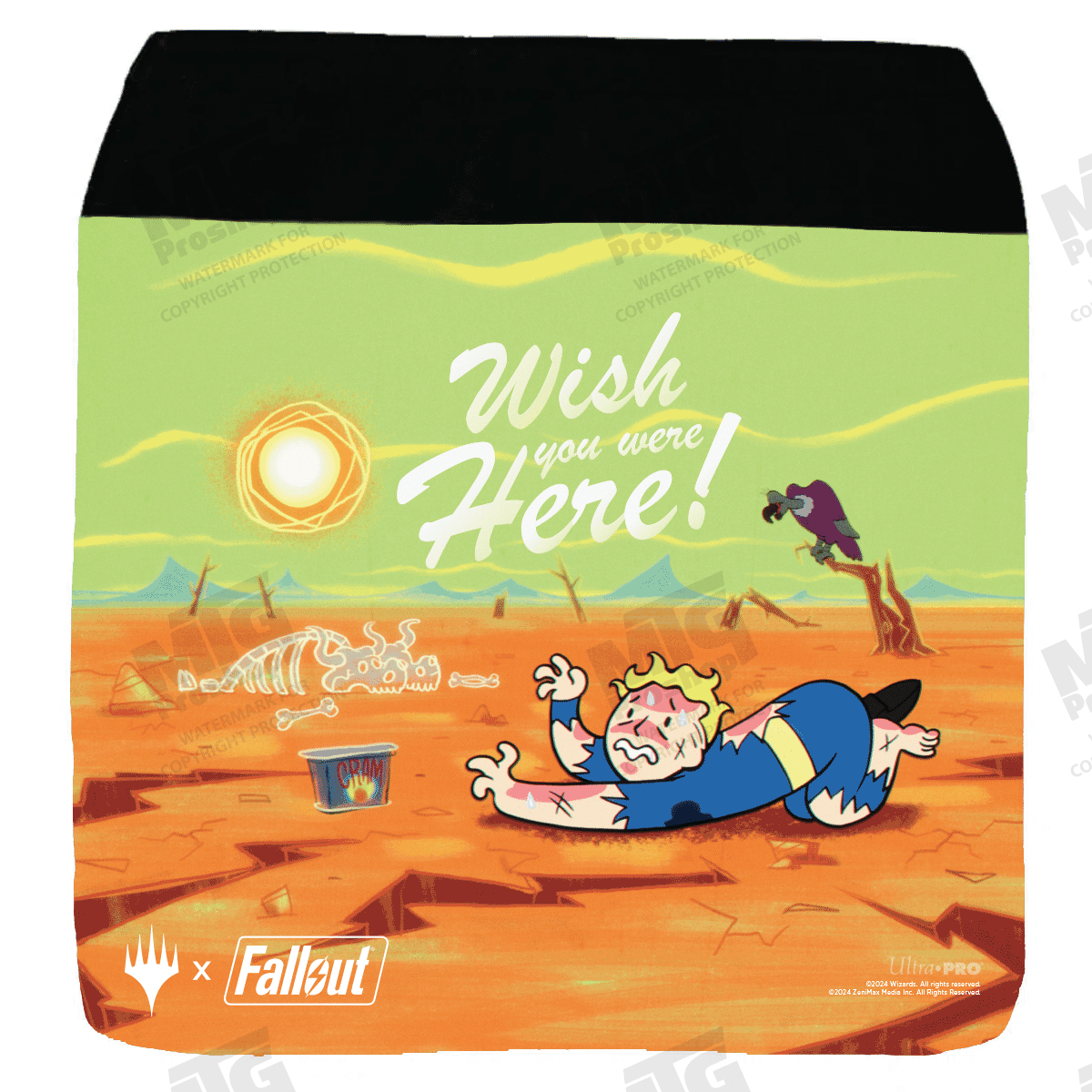 Fallout Wasteland Messenger Bag Flap for Magic: The Gathering