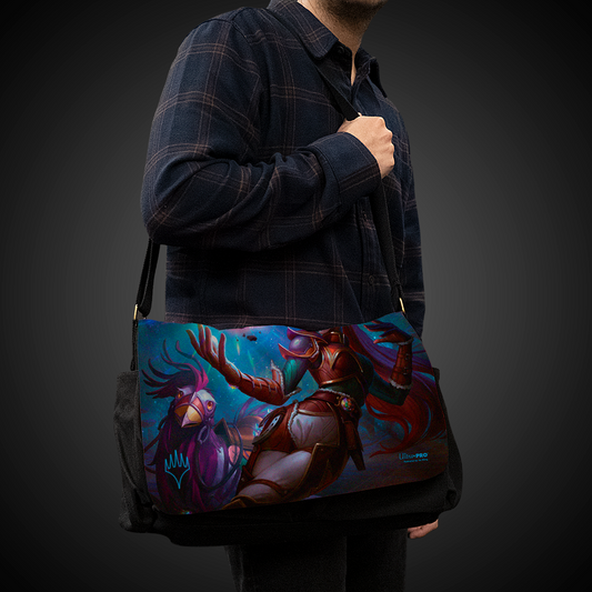 Magic: The Gathering Outlaws of Thunder Junction Printed Messenger Bag Flap - Roxanne, Starfall Savant