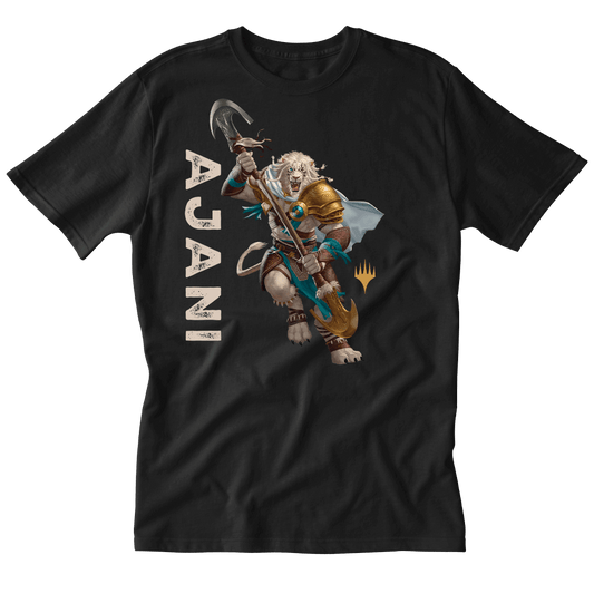 Foundations Ajani Printed Graphic Tee in Black for Magic: The Gathering