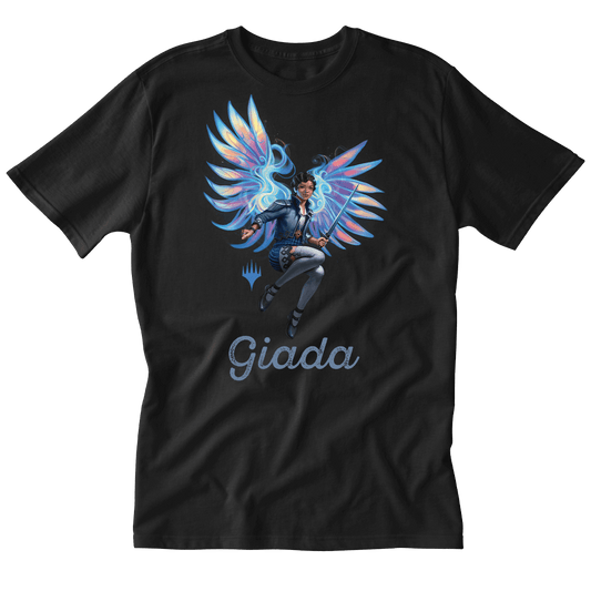 Foundations Giada Printed Graphic Tee in Black for Magic: The Gathering