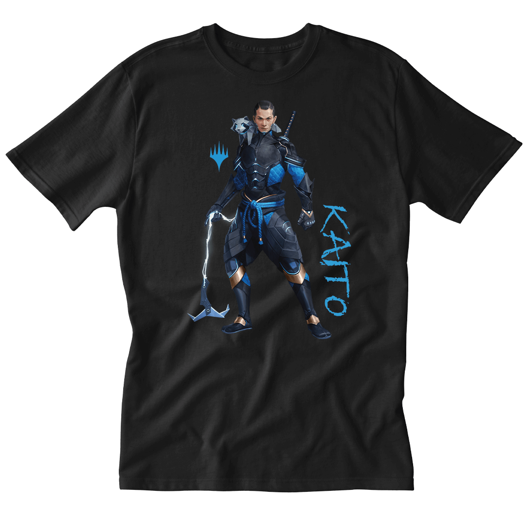 Foundations Kaito Printed Graphic Tee in Black for Magic: The Gathering