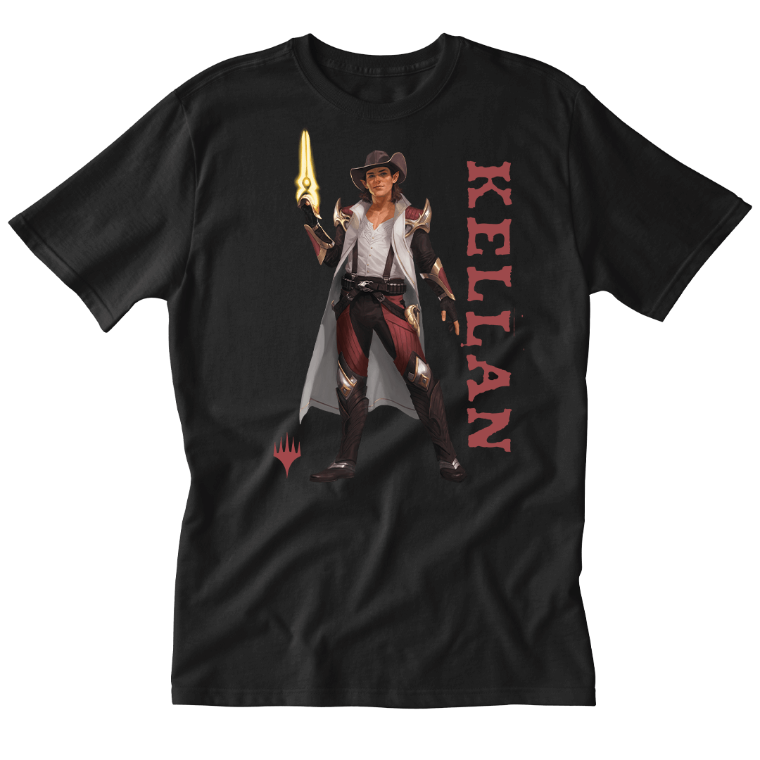 Foundations Kellan Printed Graphic Tee in Black for Magic: The Gathering