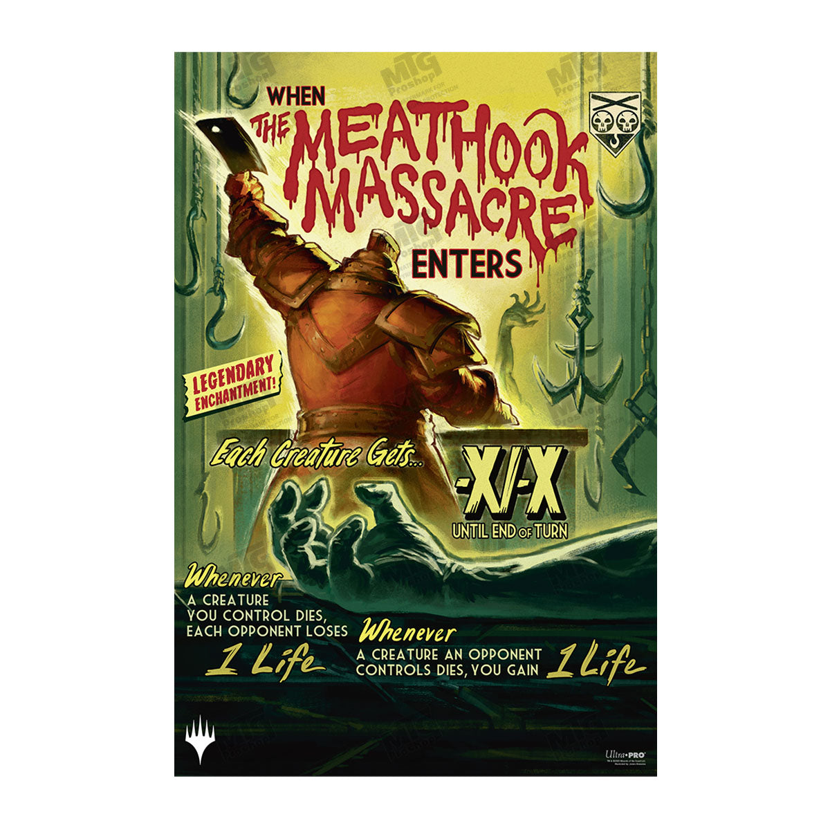 Innistrad Remastered The Meathook Massacre Poster for Magic: The Gathering