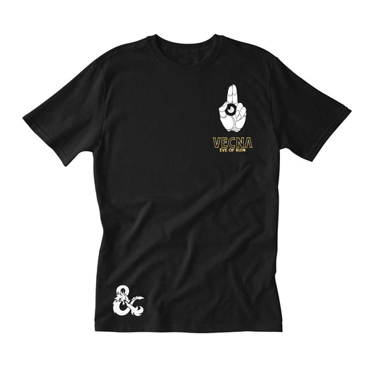 Vecna: Eve of Ruin Printed Graphic Tee in Black for Dungeons & Dragons Men's