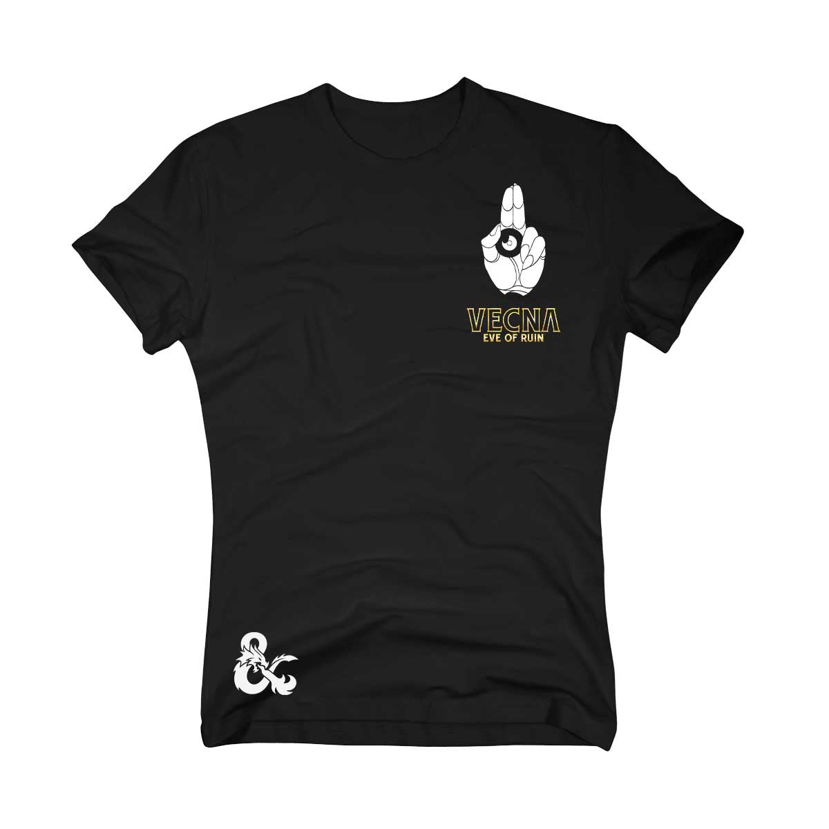 Vecna: Eve of Ruin Printed Graphic Tee in Black for Dungeons & Dragons Women's