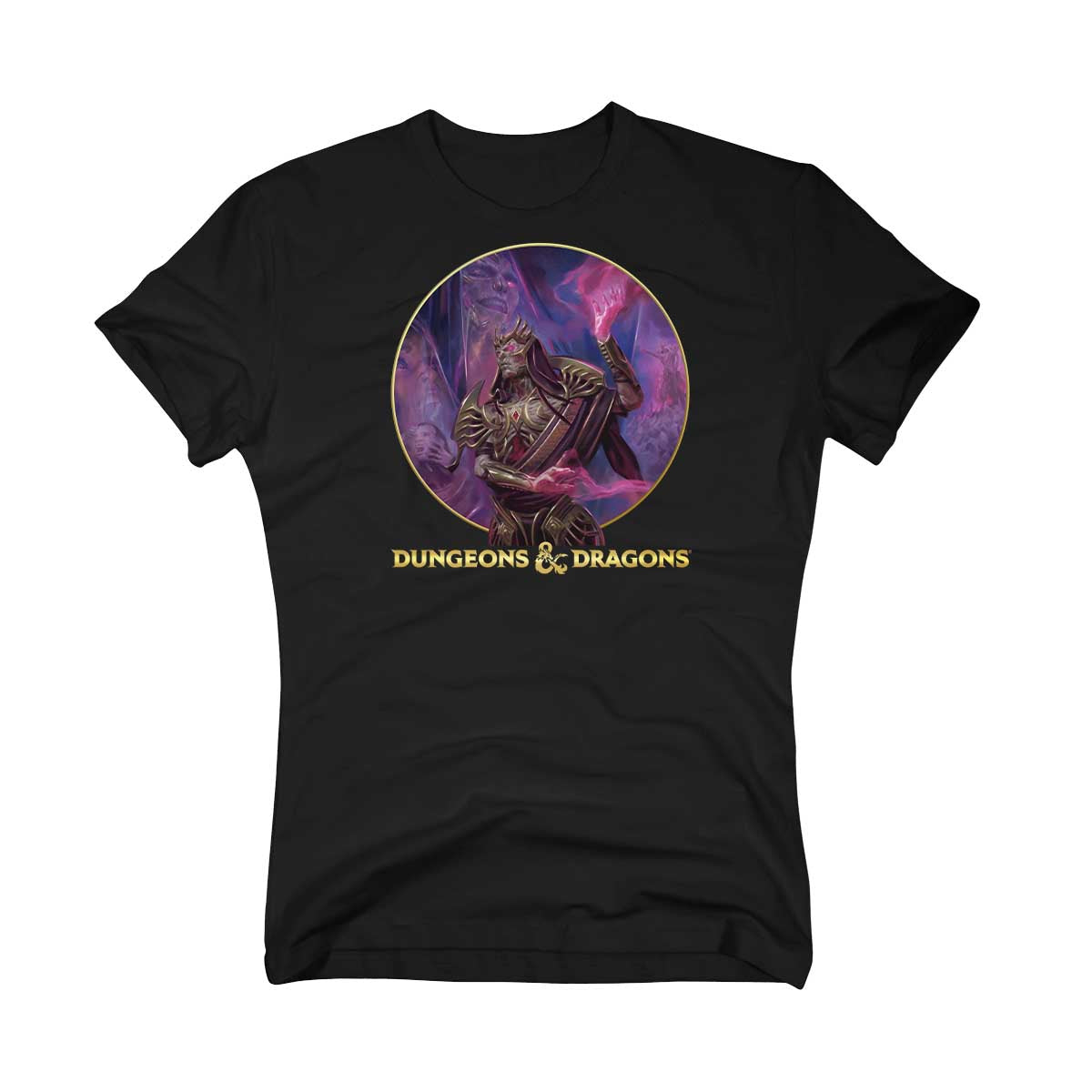 Vecna: Eve of Ruin Vecna Circle Printed Graphic Tee in Black for Dungeons & Dragons Women's