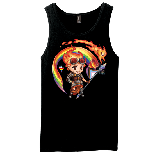 Pride 2024 Chandra and Embercat Tank for Magic: The Gathering