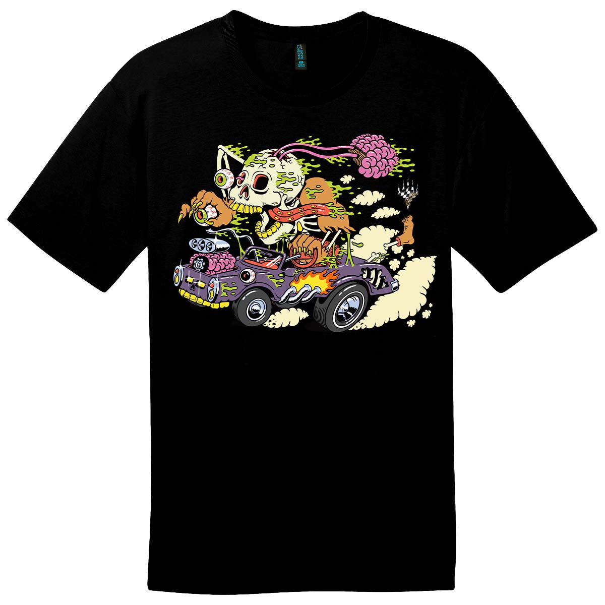 Aetherdrift Racer Creature Waxen Shapethief Printed Graphic Tee for Magic: The Gathering