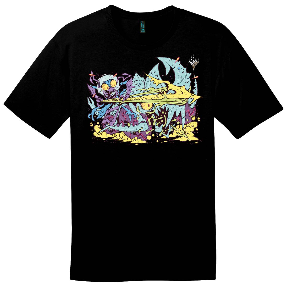 Aetherdrift Racer Creature Webstrike Elite Printed Graphic Tee for Magic: The Gathering