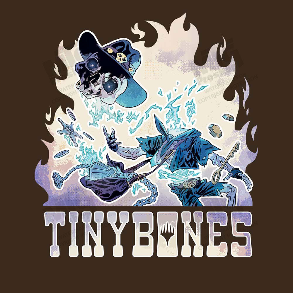 Magic: The Gathering Outlaws of Thunder Junction Printed Graphic T-shirt - Tinybones Art