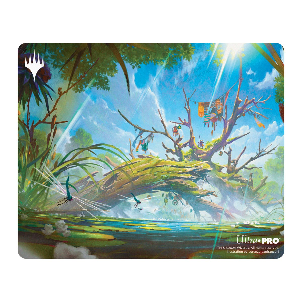 Bloomburrow Basic Lands Mousepad for Magic: The Gathering - Island